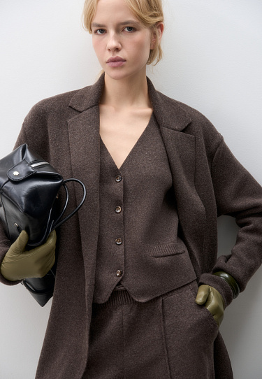 Wool and cashmere knit vest - BRUSNIKA Women Clothes