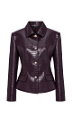 Textured eco-leather jacket - BRUSNIKA. Women clothes