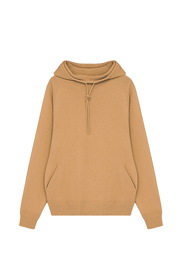 Wool and cashmere hoodie - BRUSNIKA Women Clothes