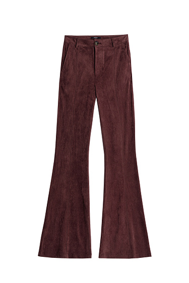 Flared suede trousers - BRUSNIKA Women Clothes