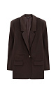 Basic side slits blazer - BRUSNIKA. Women clothes