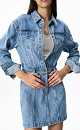 Denim Mini Dress - BRUSNIKA. Women clothes