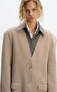 Cashmere jacket without lapels - BRUSNIKA. Women clothes