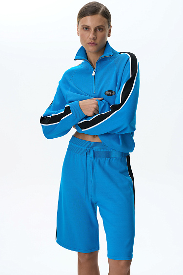 Shorts with stripes - BRUSNIKA Women Clothes