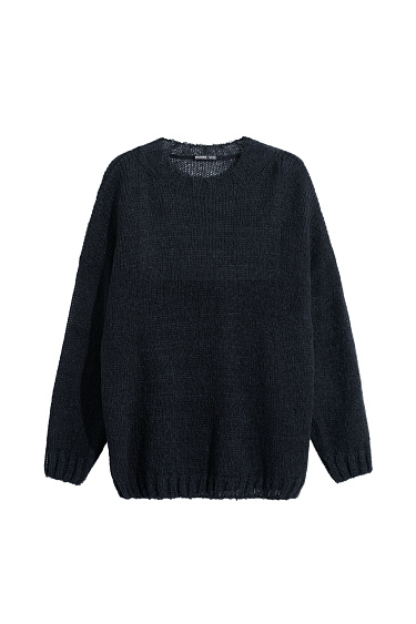 Semi-sheer openwork jumper - BRUSNIKA Women Clothes