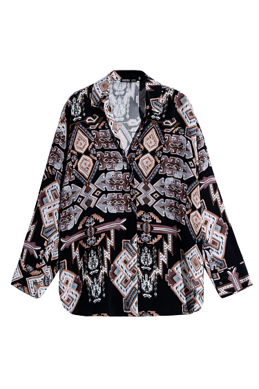 Ethnic print set made of 100% viscose - BRUSNIKA Women Clothes