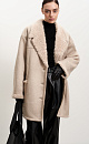 Wool shearling coat - BRUSNIKA. Women clothes