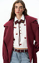 Short trench coat - BRUSNIKA. Women clothes