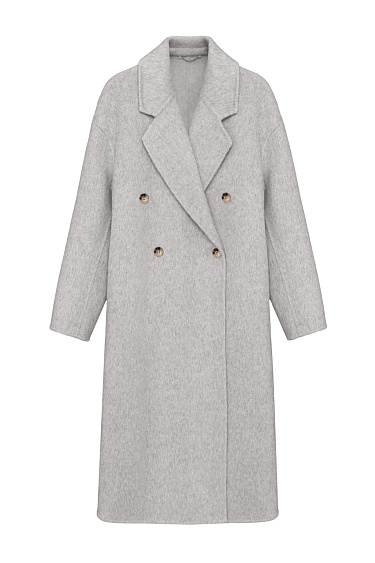 Double-breasted wool coat - BRUSNIKA Women Clothes