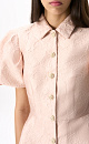 Jacquard jacket with a Basque - BRUSNIKA. Women clothes