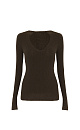 V-neck jumper - BRUSNIKA. Women clothes