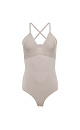 Bodysuit with thin straps - BRUSNIKA. Women clothes