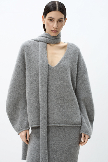 Fox Down Jumper - BRUSNIKA Women Clothes