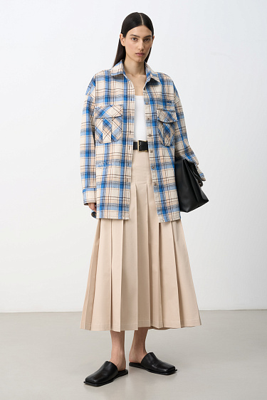 Plaid Shirt - BRUSNIKA Women Clothes