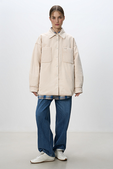 100% cotton corduroy jacket - BRUSNIKA Women Clothes