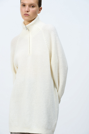 Oversized merino wool jumper - BRUSNIKA Women Clothes