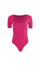 Square neck bodysuit - BRUSNIKA. Women clothes