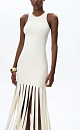 Dress with fringed skirt - BRUSNIKA. Women clothes