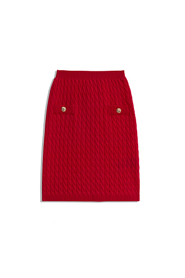 Mini skirt made of extrafine merino wool - BRUSNIKA Women Clothes