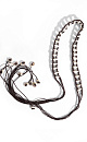 Braided belt with shells - BRUSNIKA. Women clothes