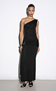 One-shoulder maxi dress - BRUSNIKA. Women clothes