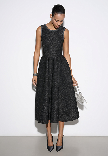 Lurex midi dress - BRUSNIKA Women Clothes