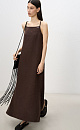 Loose 100% linen sundress - BRUSNIKA. Women clothes