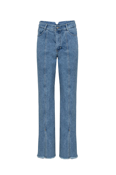 Front slit jeans - BRUSNIKA Women Clothes