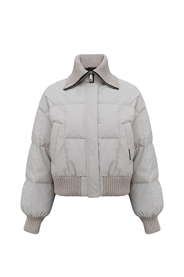 Puffer bomber jacket - BRUSNIKA Women Clothes