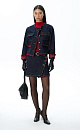 Denim jacket with fringe - BRUSNIKA. Women clothes