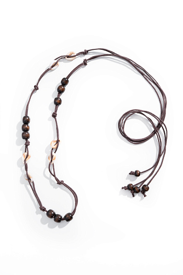 belt with beads and shells - BRUSNIKA Women Clothes