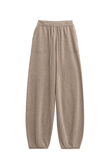 Banana trousers made of cashmere - BRUSNIKA Women Clothes