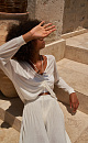 V-neck jumper - BRUSNIKA. Women clothes