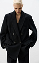 Straight Double-breasted Jacket - BRUSNIKA. Women clothes