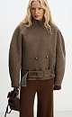 wool jacket with a raglan sleeve - BRUSNIKA. Women clothes
