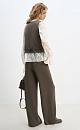 Straight-cut knitted trousers - BRUSNIKA. Women clothes