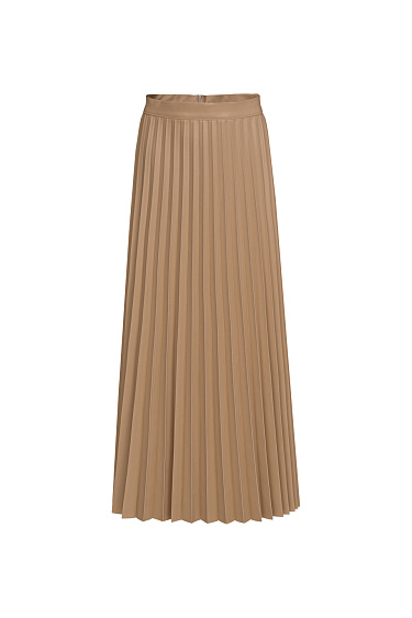 Faux leather pleated skirt - BRUSNIKA Women Clothes