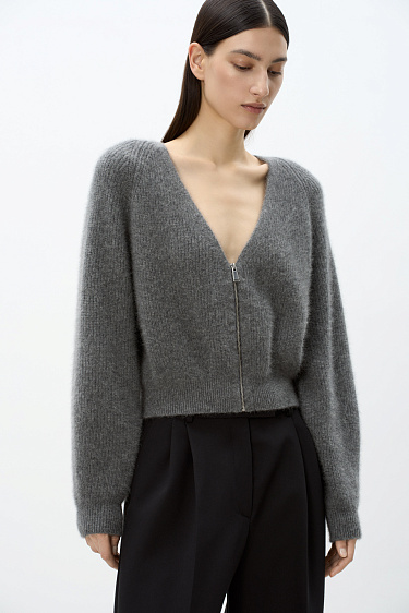 Fox down bomber jacket - BRUSNIKA Women Clothes