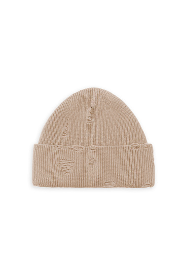 Ripped beanie - BRUSNIKA Women Clothes
