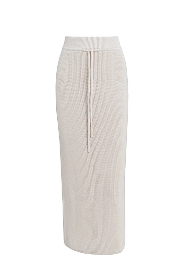 Wool knit midi skirt - BRUSNIKA Women Clothes