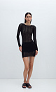 Lace dress made of viscose - BRUSNIKA. Women clothes
