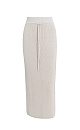 Wool knit midi skirt - BRUSNIKA. Women clothes