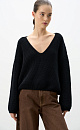V-neck cotton knit jumper - BRUSNIKA. Women clothes