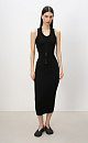 Viscose Midi Knitted Dress - BRUSNIKA. Women clothes