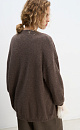 Long fox down cardigan - BRUSNIKA. Women clothes