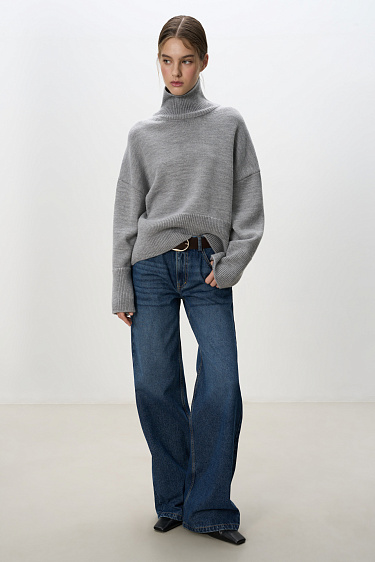 High-necked jumper - BRUSNIKA Women Clothes