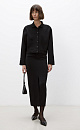 Front slit pencil skirt - BRUSNIKA. Women clothes