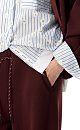 Banana trousers made of wool - BRUSNIKA. Women clothes