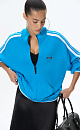 Knitted bomber jacket with stripes - BRUSNIKA. Women clothes