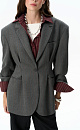 A jacket with darts at the waist - BRUSNIKA. Women clothes